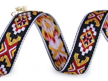 Prýmek / vzorovka indiánský motiv šíře 20 mm