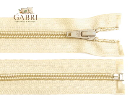 Spirálový zip šíře 5 mm délka 55 cm bundový POL