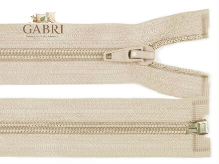 Spirálový zip šíře 5 mm délka 85 cm bundový POL