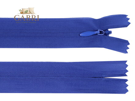 Spirálový zip skrytý šíře 3 mm délka 65 cm dederon