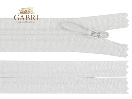 Spirálový zip skrytý YKK No 3 délka 50 cm