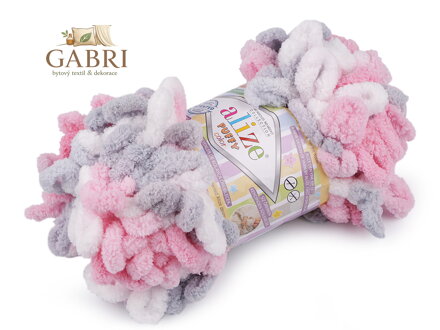 Pletací příze Alize Puffy color 100 g