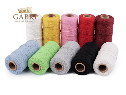 Bavlněná příze macrame / háčkovací