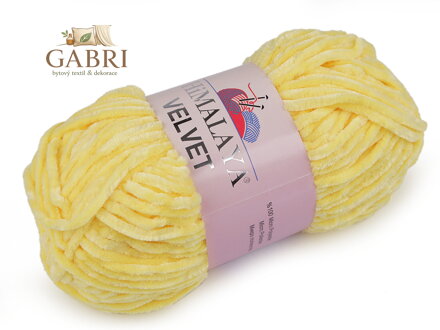 Pletací žinylková příze Velvet 100 g