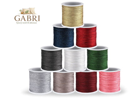 Lurexová šňůra / briliantový motouz vánoční