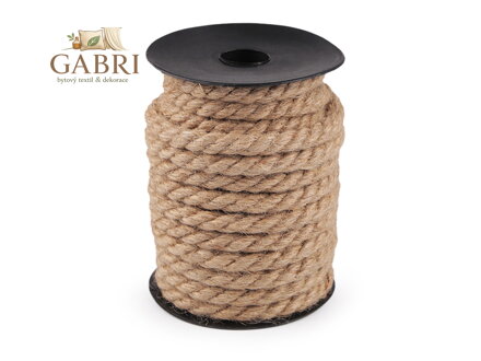 Jutová šňůra kroucená Ø10 mm