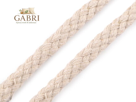 Oděvní šňůra na vak Ø10 mm splétaná
