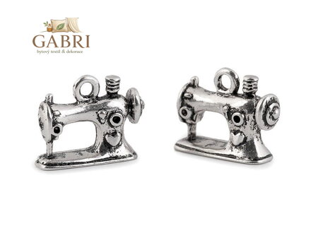 Přívěsek šicí stroj 13x16 mm