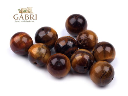 Minerální korálky Tygří oko Ø8 mm