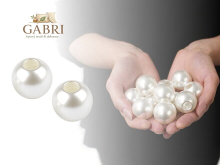 Plastové voskové korále Ø30 mm