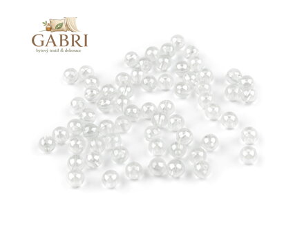 Plastové korálky Ø6 mm