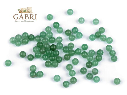 Minerální korálky Avanturín Ø4 mm
