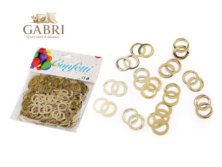 Konfety prstýnky - na párty, svatbu, oslavu