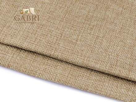 Imitace juty podlepená vlizelínem