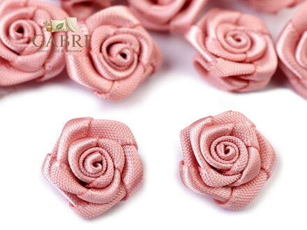 Saténová růže Ø15 mm