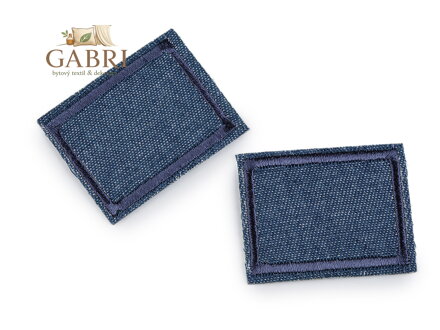 Nažehlovací záplaty pro opravy dírek jeans 3x4 cm