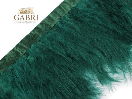 Prýmek - marabu peří šíře 17 cm