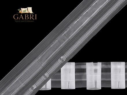 Záclonovka vlna / vlnitá šíře 50 mm