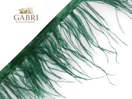 Prýmek - marabu peří šíře 10 cm