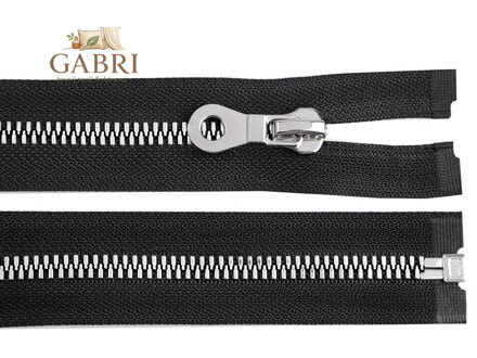 Kostěný zip šíře 8 mm délka 70 cm