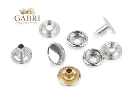 Kovové druky Ø15 mm vysoký nýt