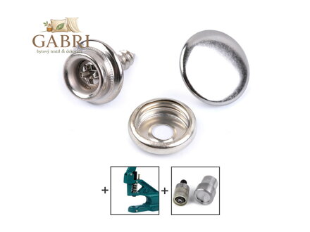 Kovové druky s vrutem Ø15 mm