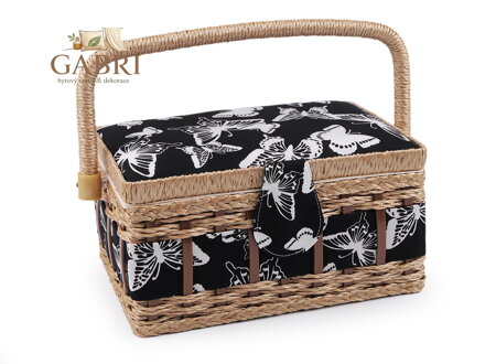 Kazeta / košík na šití čalouněný