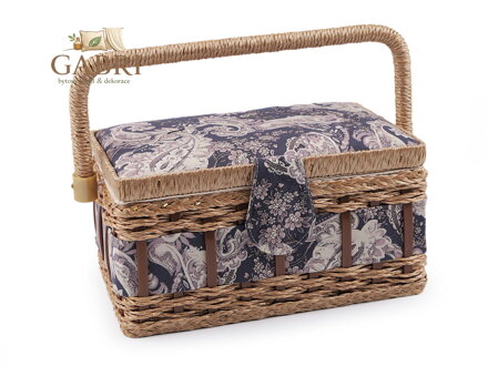 Kazeta / košík na šití čalouněný