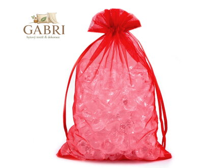 Dárkový pytlík 14x21 cm organza
