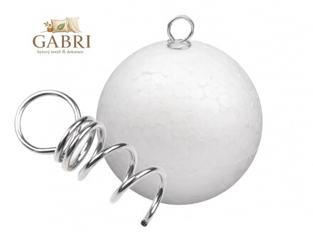 Očko na polystyrenové ozdoby 1x3 cm