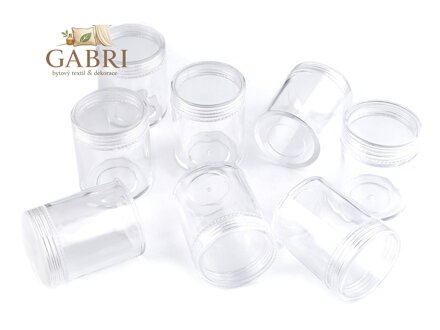 Plastová dóza 3,8x4,7 cm šroubovací