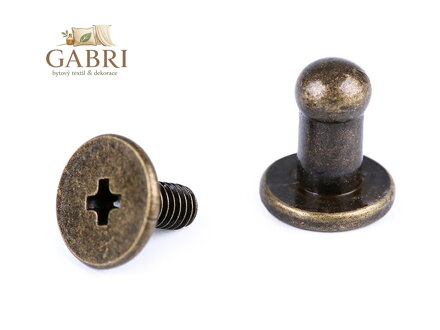 Sedlářský nýt šroubovací Ø4 mm