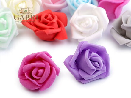 Dekorační pěnová růže Ø4 cm