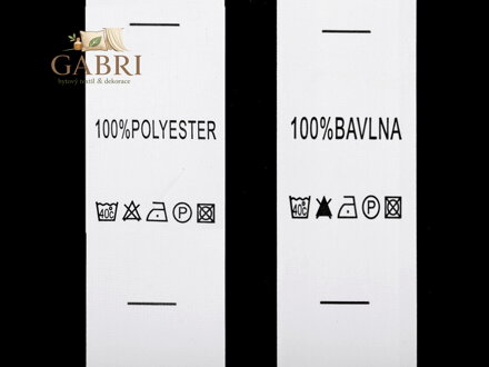 Štítky - složení a prací symboly