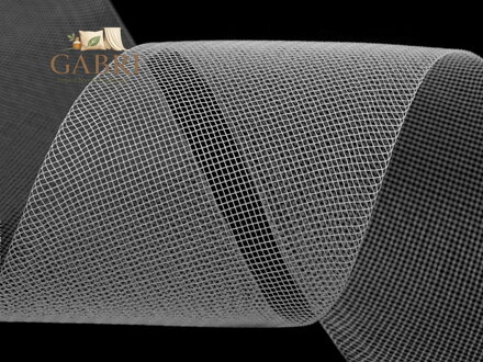 Modistická krinolína na vyztužení šatů a výrobu fascinátorů šíře 10 cm