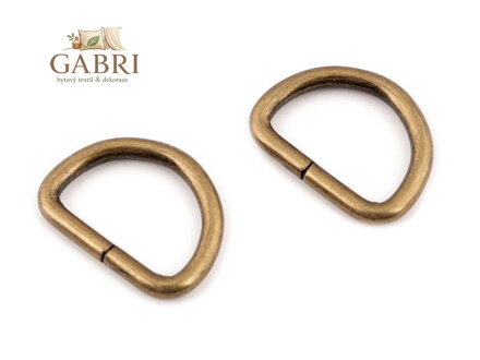 Polokroužek šíře 20 mm na koženou galanterii