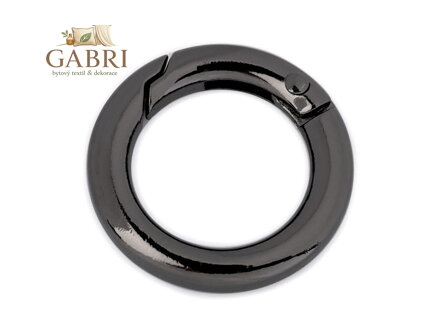 Karabina kulatá na kabelky / kroužek na klíče Ø18 mm