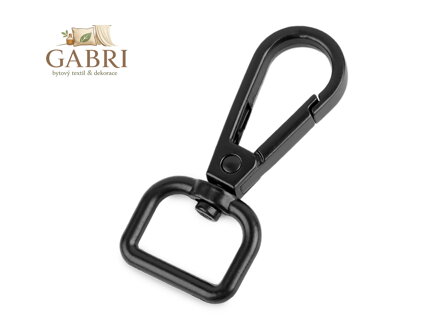 Kovová karabina průvlek 15 mm