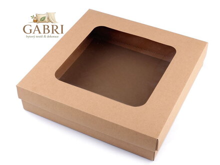 Dárková krabice s průhledem