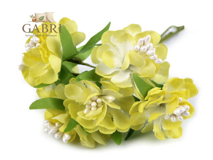 Umělý květ na drátku