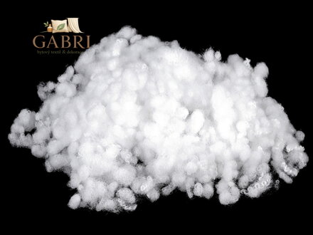 Výplň - kuličky z dutého vlákna bělené 5 kg