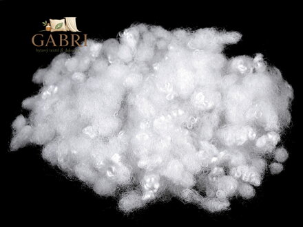 Výplň - kuličky z dutého vlákna nebělené 5 kg