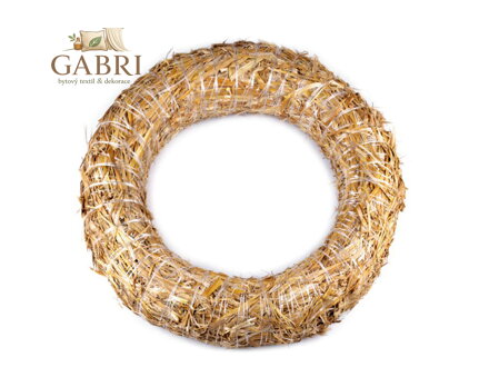 Slaměný věnec Ø50 cm