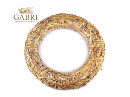 Slaměný věnec Ø40 cm