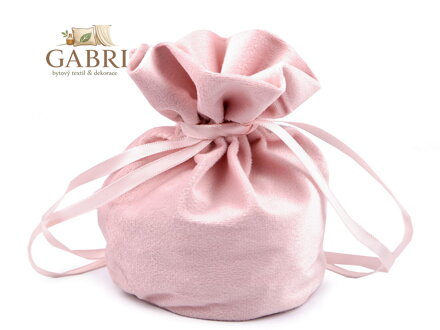 Sametový pytlík měšec 14x16 cm