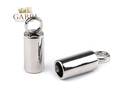 Kovová koncovka na šňůrky Ø7 mm