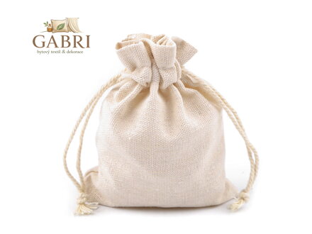 Lněný pytlík 9x12 cm