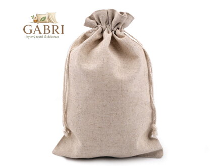 Dárkový pytlík 19x29 cm lněný