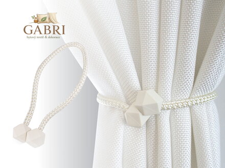 Dekorační úvaz / šňůra na závěsy s magnetem