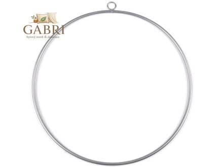 Kovový kruh na lapač snů / k dekorování Ø50 cm